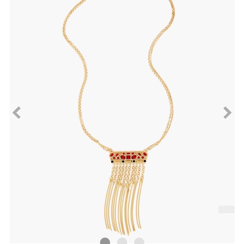 Chicos Sonia Fringe Necklace